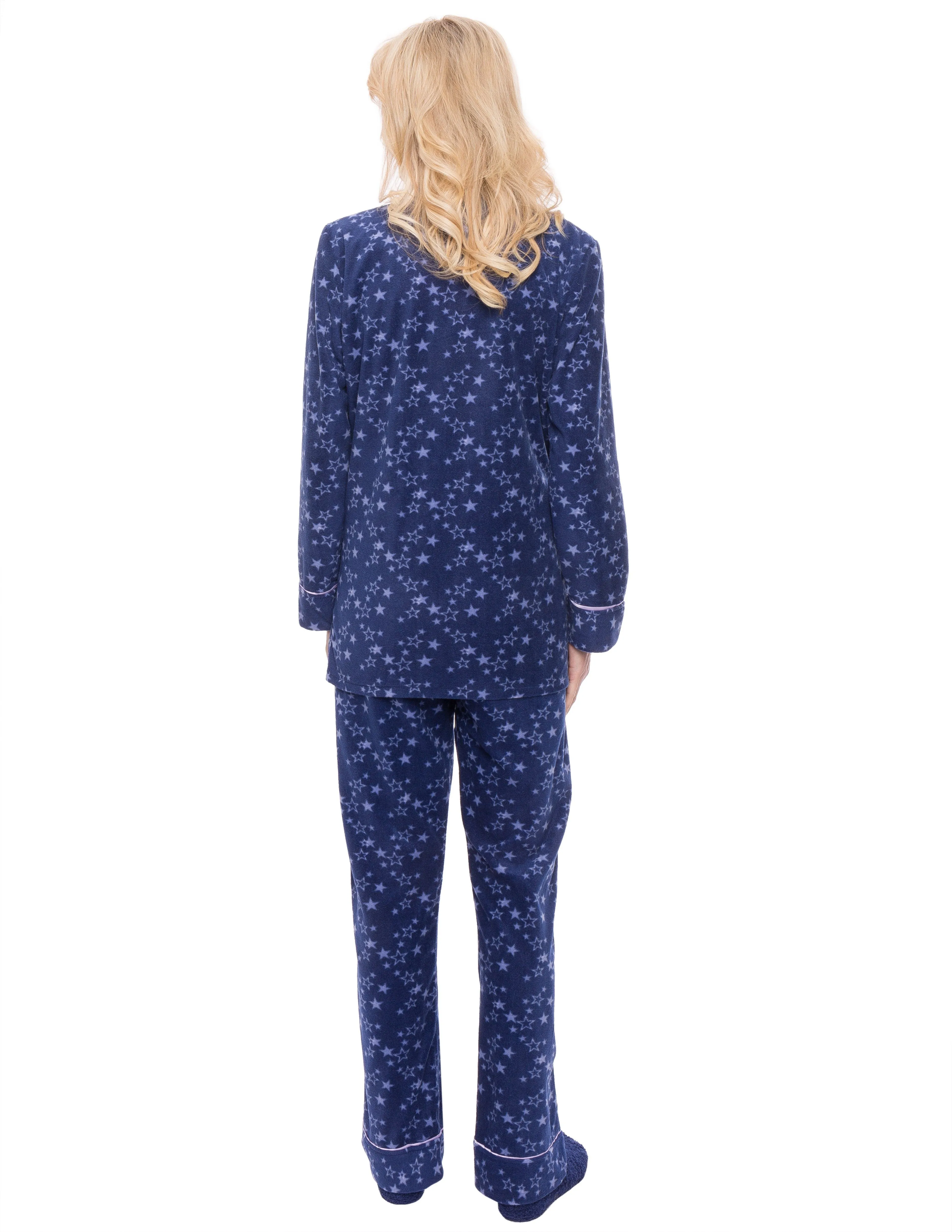 Womens Microfleece Pajama Sleepwear Set