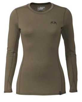 Women's ULTRA Merino 145 LS Crew | Ash